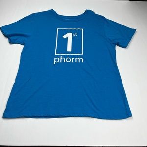 1st Phorm Legion of the Boom‎ Womens Size 2XL Blue Short Sleeve Shirt Health